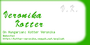 veronika kotter business card